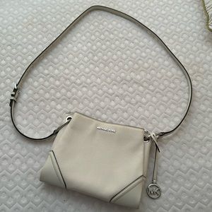Michael Kors Cream Adjustable Crossbody